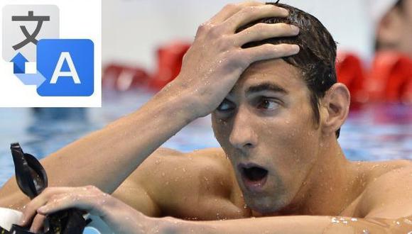 Michael Phelps es confundido por Google Traductor