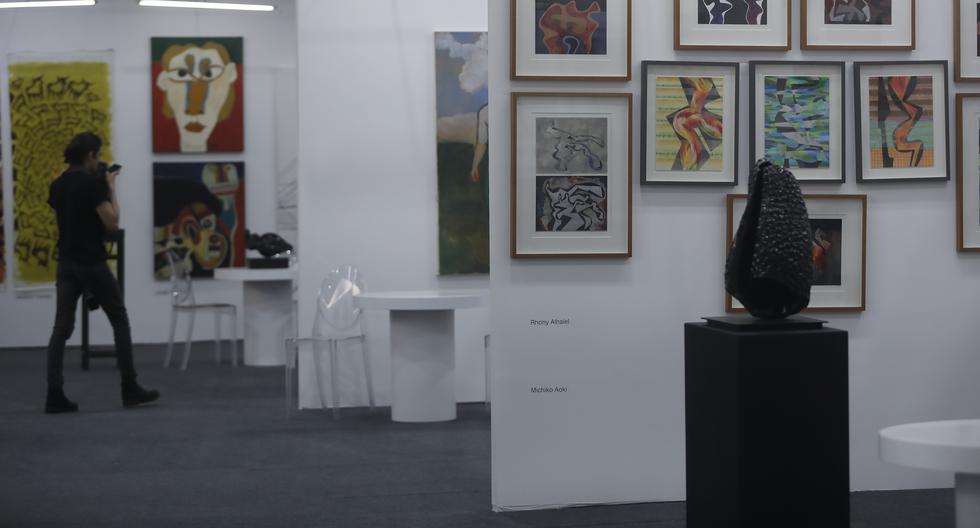 Feria de arte Pinta Parc 2022, que reúne a galerías y artistas internacionales. Por primera vez esta edición del evento dedica un espacio al arte textil.  Fotos: Hugo Pérez/ Grupo El Comercio.