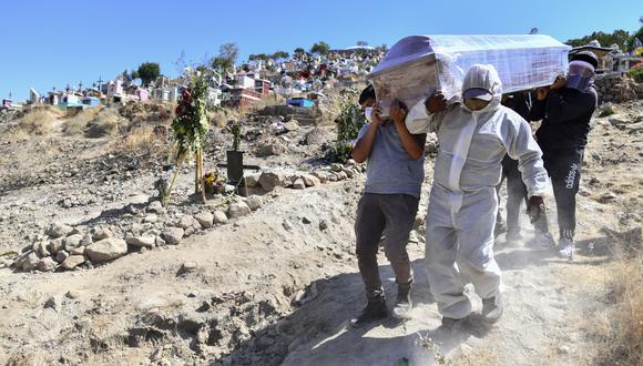 Según la web de la Sala situacional del Ministerio de Salud, la tasa de letalidad es de 3,92%, es decir, alrededor de cuatro personas fallecen por cada 100 personas contagiadas por COVID-19 en el país. (Foto: Diego Ramos / AFP)