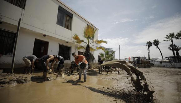 El distrito de Punta Hermosa ha sido afectado tras la caída de dos huaicos. Foto: Joel Alonzo/ @photo.gec/referencial