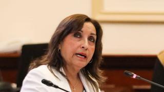 Dina Boluarte: “Estoy esperando que se instale la subcomisión y en cuanto me notifiquen, estaré yendo gustosamente”