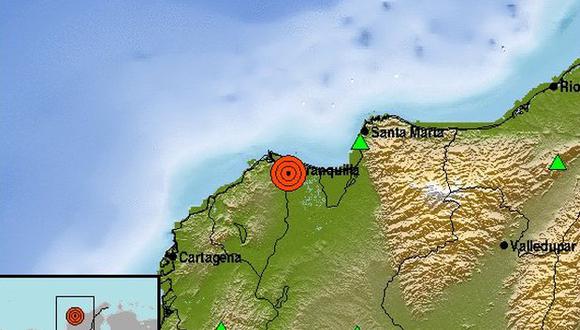 "Reportamos evento sísmico a las 20.48 hora local. Magnitud 4,3", indicó el Servicio Geológico Colombiano en su cuenta de Twitter.