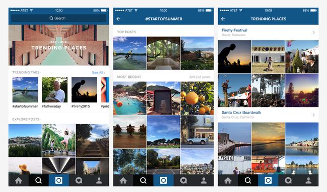 Instagram ya permite la búsqueda de lugares y tendencias - 2