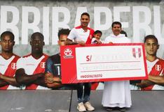 Jugadores de la Selección Peruana hicieron importante donativo a la Teletón 2018