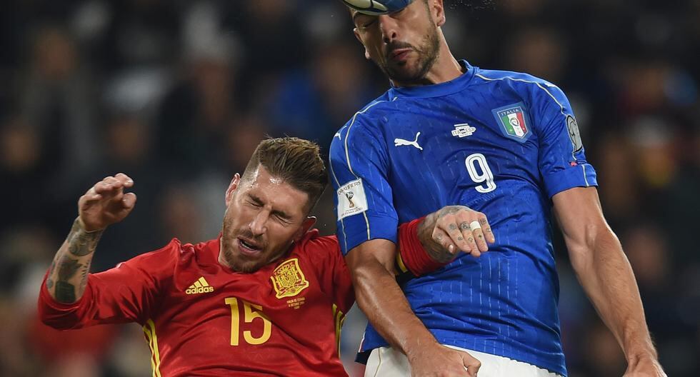Italia igualó con España por las Eliminatorias Rusia 2018 de Europa. (Foto: Getty Images)
