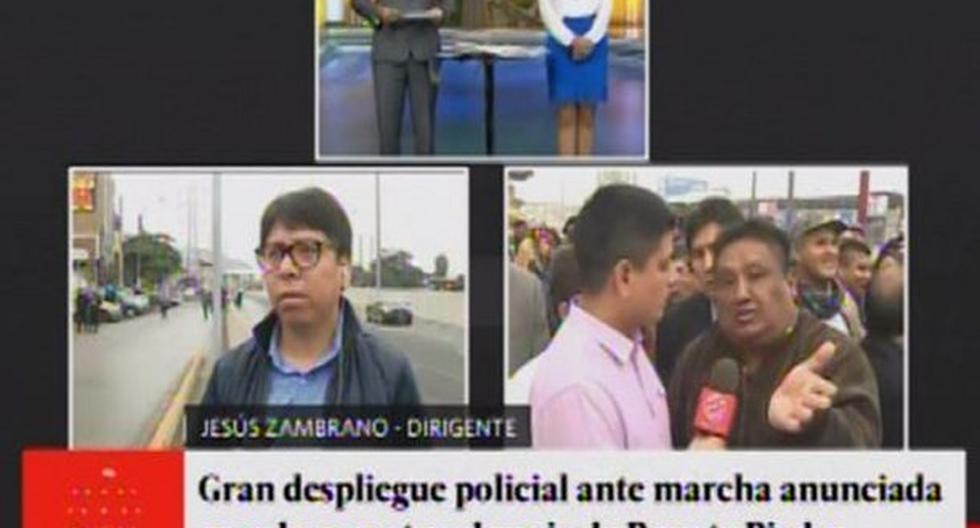 Dirigente se disculpó con periodistas. (Foto: América TV)