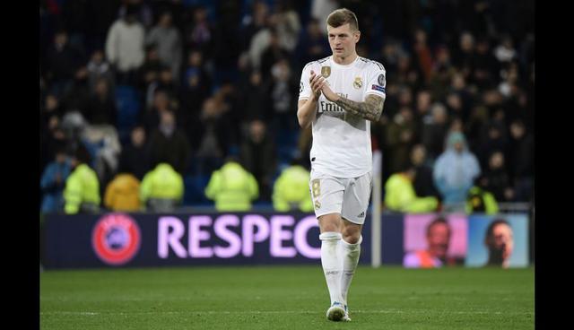 Toni Kroos como mediocampista. (Foto: AFP)