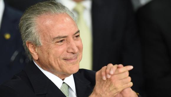 Michel Temer, presidente interino de Brasil. (AFP)