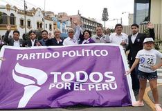 Elecciones 2020: Todos por el Perú inscribió su lista de candidatos al Parlamento 