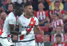 Golazo de Radamel Falcao: así fue su primera anotación en la temporada en Rayo | VIDEO