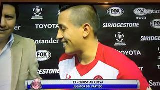 Copa: Cueva elegido mejor jugador del partido por Fox Sports