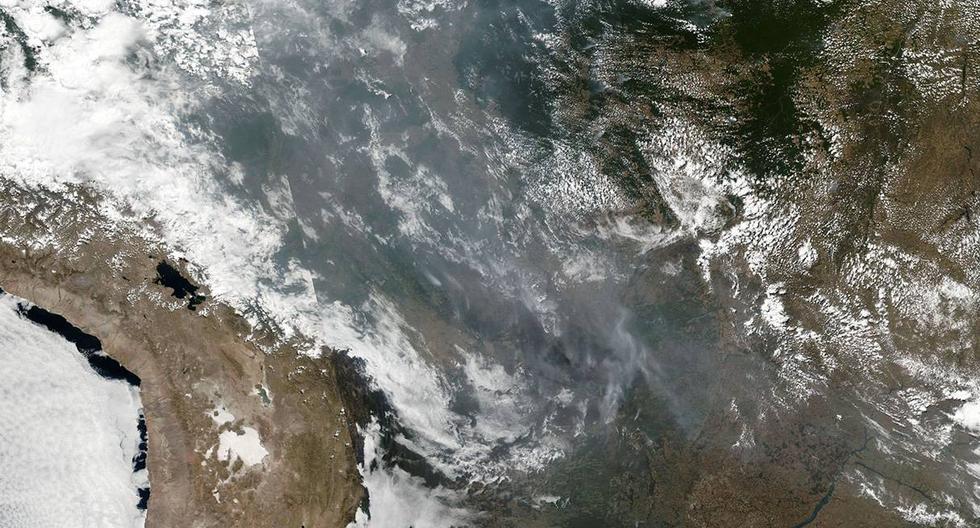 El humo del incendio en la Amazonía llegó al norte de Argentina y se acerca a su capital. (Foto: AFP)