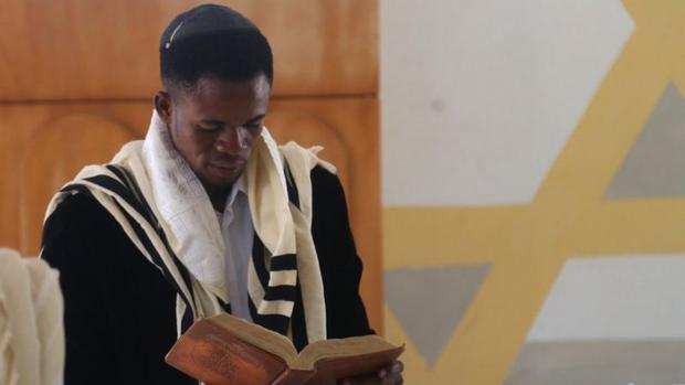 Shlomo Ben Yaakov wants to become the first Nigerian rabbi.  (IRUMS)