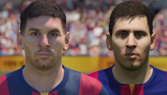 PES 2015 vs FIFA 15: comparan rostros de jugadores