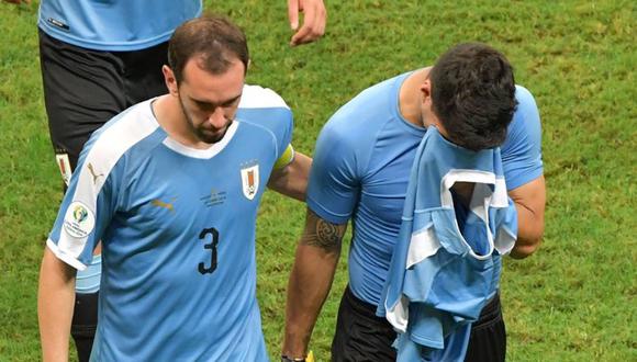 Luis Suárez se pronunció sobre el penal errado en la definición entre Perú y Uruguay por los cuartos de final de la Copa América 2019. El delantero se mostró entristecido durante sus declaraciones (Foto: EFE)