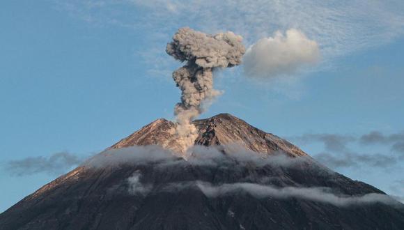 Los cinco volcanes más activos del mundo. Monte Semeru.