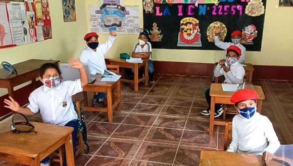 Arequipa: Especialistas del área de gestión pedagógica iniciaron las indagaciones tras intervenir las instituciones educativas donde se desarrollaban clases escolares. (Foto: Difusión)