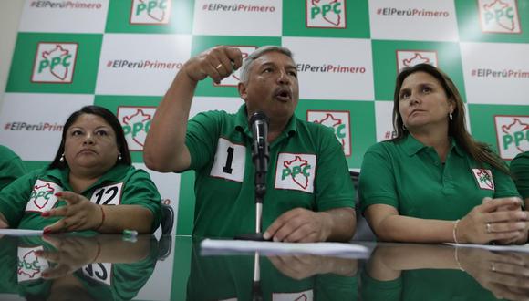 El PPC ocupó el puesto 11 en las elecciones al Congreso de enero último. Obtuvo el 3,99%. No pasó la valla. (Foto: Anthony Niño de Guzmán | GEC)
