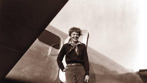 Un 24 de julio de 1897 nace Amelia Earhart, pionera estadounidense de la aviación. (Foto: AFP/ Archivo).
