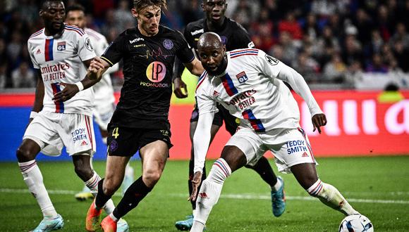 Olympique de Lyon y Toulouse empataron 1 a 1 por la jornada 10 de la Ligue 1. Foto: JEFF PACHOUD / AFP