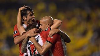 Estudiantes goleó 3-0 a Barcelona en Guayaquil por Copa Libertadores 2017