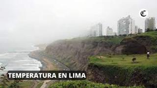 Lo último de la temperatura en Lima, según el Senamhi