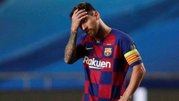 Lionel Messi hizo pública su intención de abandonar el FC Barcelona, donde ha jugado toda su carrera, luego de la derrota 8-2 ante el Bayern de Múnich. (Foto: Reuters)