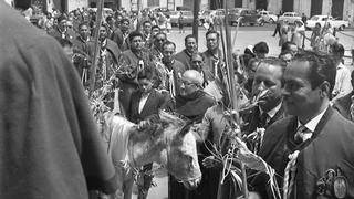 Semana Santa: cuando la figura de Cristo pasea en un burro durante el Domingo de Ramos