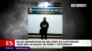 Villa El Salvador: capturan a falso repartidor de delivery acusado de extorsión 