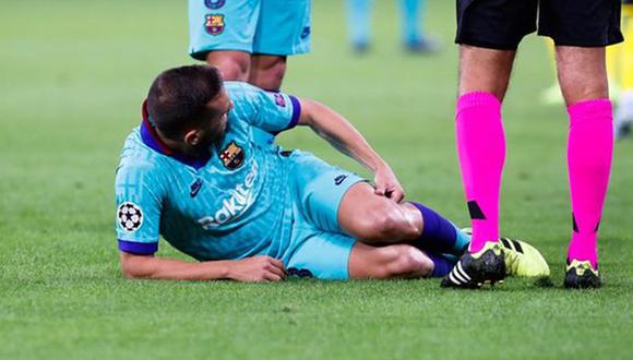 Jordi Alba jugó apenas40 minutos del duelo ante Borussia Dortmiund. (Foto: FC Barcelona)