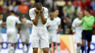 El festejo de un sorprendente Argelia en el Mundial Brasil 2014