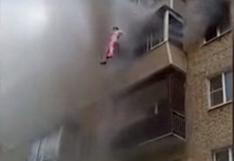 YouTube: familia entera salta de 5to piso para escapar de incendio