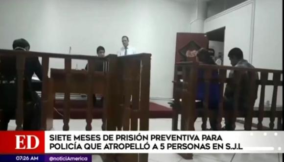 La audiencia se desarrolló en privado en la Corte Superior de Justicia de Lima Este en San Juan de Lurigancho. (Foto captura: América Noticias)