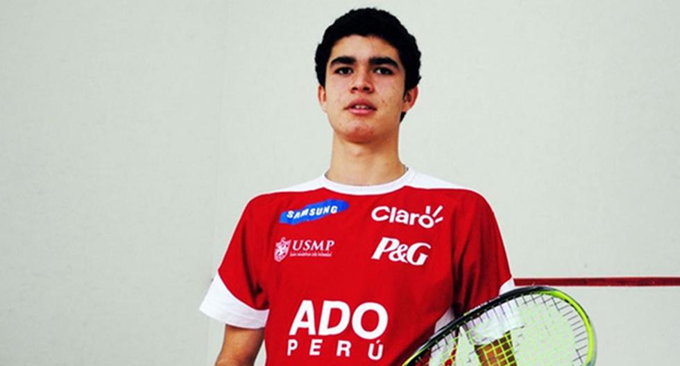 Diego Elías sigue dejando en alto el nombre del Perú en squash (Foto: Andina)