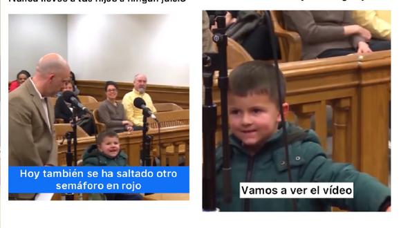 Papá lleva a su hijo a su jucio y el pequeño termina revelando más infracciones al juez | VIDEO (Foto: Instagram/@caughtinprovidence).