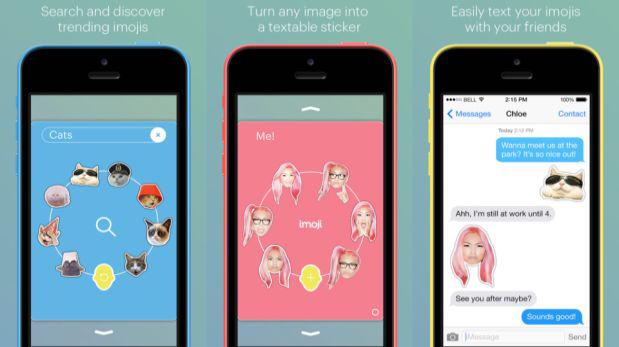 Imoji: la app que transforma tus fotos en emoticones