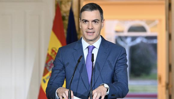 El presidente del Gobierno español, Pedro Sánchez. (Foto de Borja Puig de la BELLACASA / LA MONCLOA / AFP)