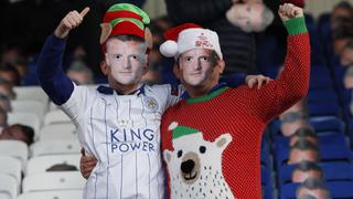 Leicester: hinchas respaldaron así a Vardy en el Boxing Day