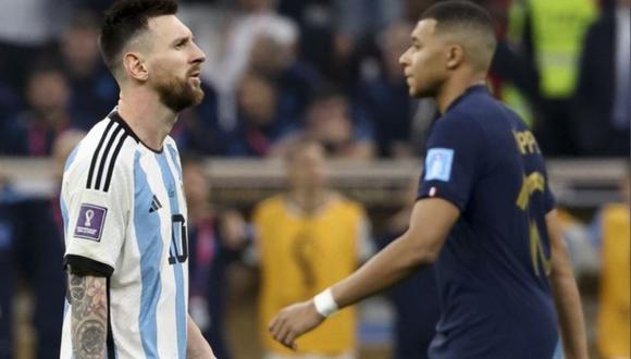 Messi con dos goles y Mbappé con tres, el duelo de los cracks en la final del Mundial Qatar 2022. (Foto: Agencias)