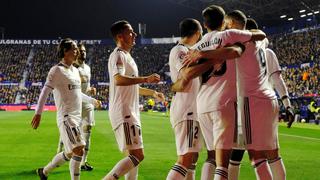Real Madrid venció 2-1 al Levante: goles de penal, empujón de Bale a Vázquez y decisiones dudosas | VIDEO