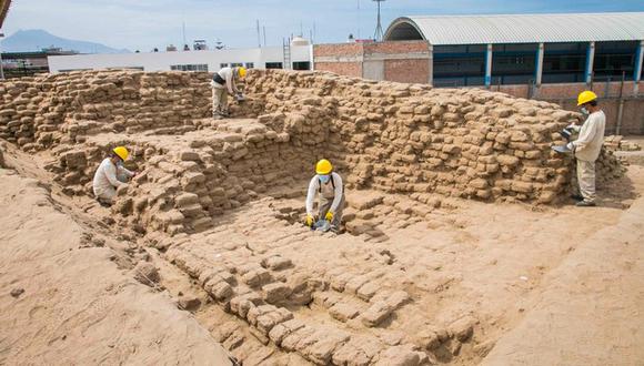 Este patrimonio cultural Chimú se encuentra al norte de Chan Chan y esta rodeado por el actual casco urbano del populoso distrito de La Esperanza. (Foto: Mincul)