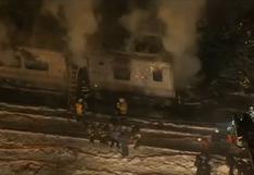 Nueva York: Al menos seis muertos dejó un accidente de tren