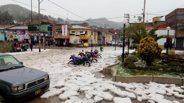 Huancavelica: así se vivió fuerte granizada en Acobamba | FOTOS y VIDEO