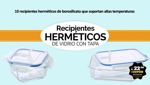 Son 10 modelos diferentes, todos incluyen tapa hermética, válvula para evaporación y soportan altas temperaturas.