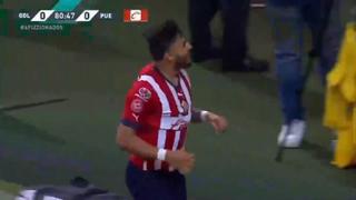 Gol de Chivas: Alexis Vega anotó el 1-0 contra Puebla en la Liga MX | VIDEO
