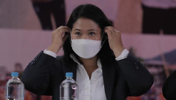 Keiko Fujimori había sido incluida como una de las participantes en la rondas de diálogo con Pedro Castillo. | Foto: archivo GEC