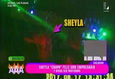 Sheyla Rojas besa a empresario en discoteca, pero él se olvida de este detalle
