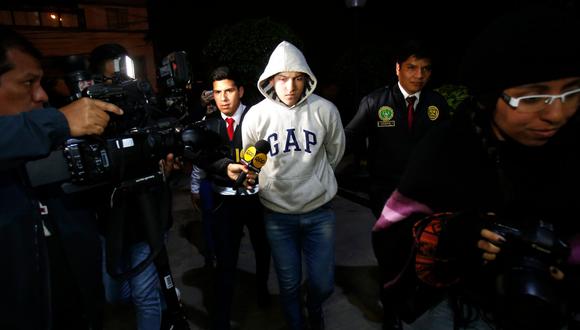 Leonardo Torres Molano fue detenido esta madrugada en Breña tras ser acusado de abusar de una menor. (Foto: Cesar Grados)