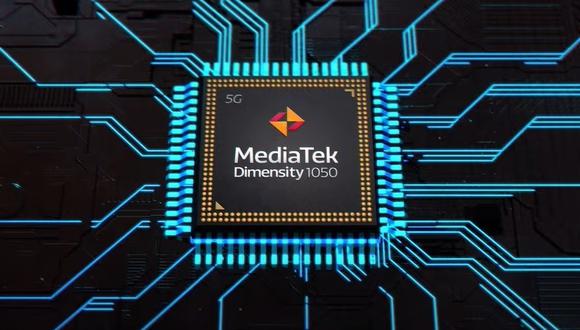El nuevo chipset Dimensity 1050 de MediaTek.