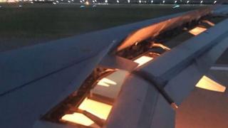 Motor del avión de la selección de Arabia Saudita se incendia | VIDEO